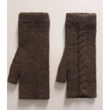 Load image into Gallery viewer, Qnuz 1/2 Glove 20% wool Hat/Glove 60 Marron
