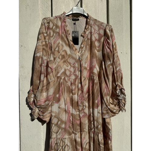 Qnuz Clothing Akvarel dress Clothing 13 Beige