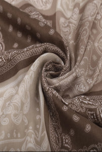 Qnuz Bandana Print Scarf 90 x 180 cm Scarf