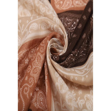 Load image into Gallery viewer, Qnuz Bandana Print Scarf 90 x 180 cm Scarf 60 Marron
