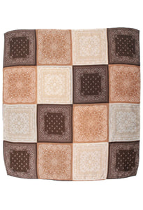 Qnuz Bandana Print Scarf 90 x 180 cm Scarf