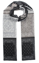 Load image into Gallery viewer, Qnuz Bandana Print Scarf 90 x 180 cm Scarf
