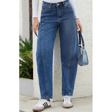 Load image into Gallery viewer, Qnuz Clothing Barrel Jeans Clothing 33 denim blue
