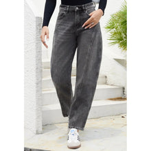 Load image into Gallery viewer, Qnuz Clothing Barrel Jeans Clothing 99 Black
