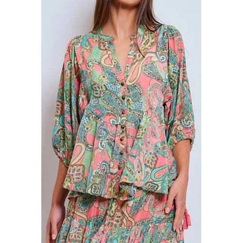 Qnuz Clothing Bella Blouse Clothing 01 Multi