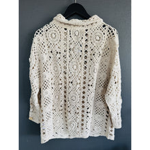 Load image into Gallery viewer, Qnuz Clothing Bella Crocheted Jacket Clothing 13 Beige
