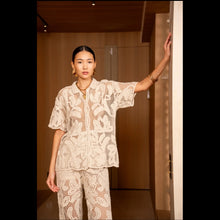 Load image into Gallery viewer, Qnuz Clothing Bella Crocheted Shirt Clothing 13 Beige
