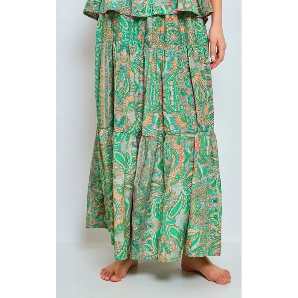 Qnuz Clothing Bella skirt Clothing 50 Green