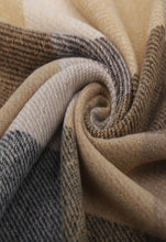 Load image into Gallery viewer, Qnuz Big soft scarf w gold thread Scarf
