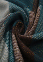 Load image into Gallery viewer, Qnuz Big soft scarf w gold thread Scarf
