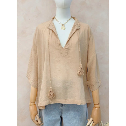 Qnuz Clothing Blouse w Tazzels Clothing 16 Desert