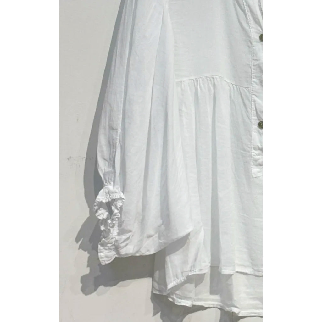 Qnuz Clothing Boheme Blouse Clothing 10 White