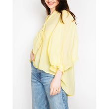 Load image into Gallery viewer, Qnuz Clothing Boheme Blouse Clothing 22 yellow
