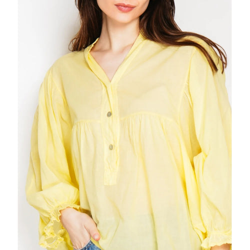 Qnuz Clothing Boheme Blouse Clothing 22 yellow