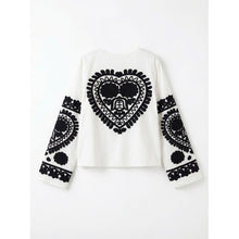 Load image into Gallery viewer, Qnuz Clothing Boheme Cotton Jacket w Embrodery Clothing 10 White
