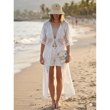 Load image into Gallery viewer, Qnuz Clothing Boheme Dress Clothing 11 Ecru
