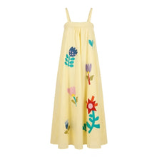 Load image into Gallery viewer, Qnuz Clothing Boheme Dress w Embrodery Clothing 22 yellow

