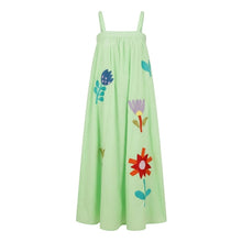 Load image into Gallery viewer, Qnuz Clothing Boheme Dress w Embrodery Clothing 51 Spring green
