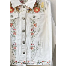 Load image into Gallery viewer, Qnuz Clothing Boheme Jacket w Emb Clothing 10 White

