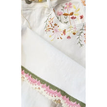 Load image into Gallery viewer, Qnuz Clothing Boheme Jeans w Emb Clothing 10 White
