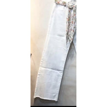 Load image into Gallery viewer, Qnuz Clothing Boheme Jeans w Emb Clothing 10 White
