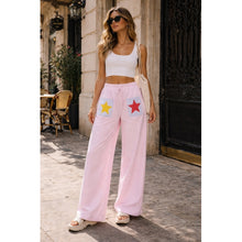 Load image into Gallery viewer, Qnuz Clothing Boheme Striped pants with Star Clothing 42 Rosa
