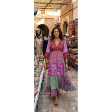 Load image into Gallery viewer, Qnuz Clothing Bohemian Dress Clothing 01 Multi
