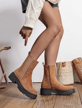 Load image into Gallery viewer, Qnuz Boots w Studs &amp; Zipper Shoe
