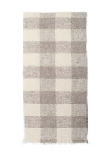 Load image into Gallery viewer, Qnuz Checkered Scarf 30% wool 35 x200 Scarf
