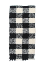 Load image into Gallery viewer, Qnuz Checkered Scarf 30% wool 35 x200 Scarf
