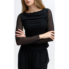 Load image into Gallery viewer, Qnuz Clothing Christmas soft Lace shirt Clothing 99 Black
