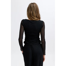 Load image into Gallery viewer, Qnuz Clothing Christmas soft Lace shirt Clothing 99 Black
