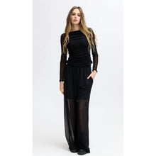 Load image into Gallery viewer, Qnuz Clothing Christmas soft Lace shirt Clothing 99 Black
