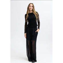 Load image into Gallery viewer, Qnuz Clothing Christmas soft Lace shirt Clothing 99 Black
