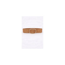 Load image into Gallery viewer, Qnuz Classic elastic belt 6 cm wide 73 &amp; 75 cm Belt 61 Camel

