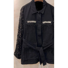 Load image into Gallery viewer, Qnuz Clothing Cool Canvas jacket Clothing 99 Black
