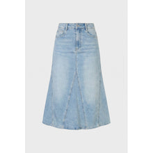 Load image into Gallery viewer, Qnuz Clothing Cool Denim Skirt Clothing 33 denim blue
