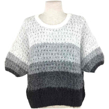 Load image into Gallery viewer, Qnuz Clothing Cosy Striped blouse Clothing 97 Grey
