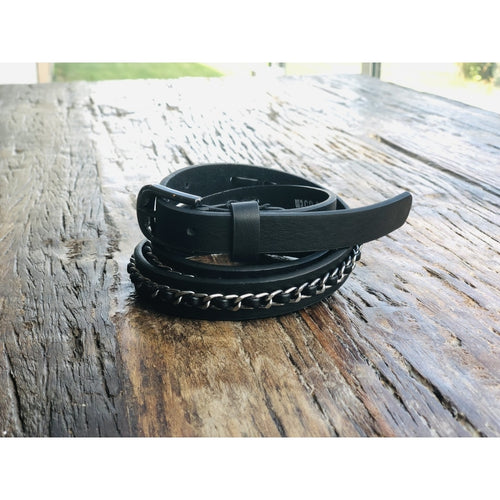 Qnuz Daliah Belt 99 Black