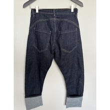 Load image into Gallery viewer, Qnuz Clothing Dark Trendy denim Jeans Clothing 33 denim blue
