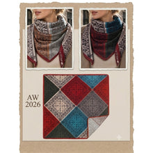 Load image into Gallery viewer, Qnuz Double printed on both sides Scarf 90x90 cm Scarf 01 Multi
