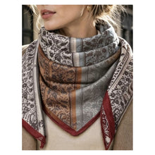Load image into Gallery viewer, Qnuz Double printed on both sides Scarf 90x90 cm Scarf 01 Multi
