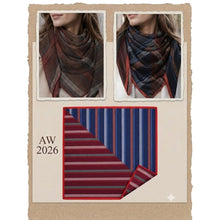 Load image into Gallery viewer, Qnuz Double printed on both sides Scarf 90x90 cm Scarf 01 Multi
