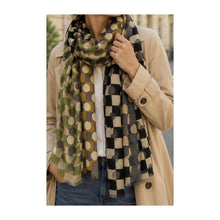 Load image into Gallery viewer, Qnuz Double printed on both sides Scarf 90x90 cm Scarf 53 Army

