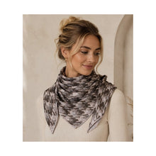 Load image into Gallery viewer, Qnuz Double printed on both sides Scarf 90x90 cm Scarf 63 Taupe
