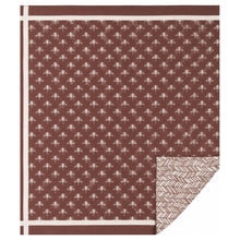 Load image into Gallery viewer, Qnuz Double printed on both sides Scarf 90x90 cm Scarf 60 Marron
