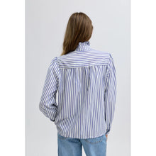 Load image into Gallery viewer, Qnuz Clothing Exclusiv striped Shirt Clothing 30 Blue
