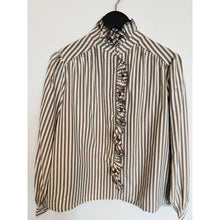 Load image into Gallery viewer, Qnuz Clothing Exclusiv striped Shirt Clothing 60 Marron

