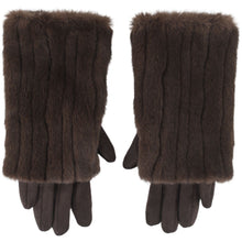Load image into Gallery viewer, Qnuz Exclusive 2 in 1 Glove w. Iphone Touch Hat/Glove 60 Marron
