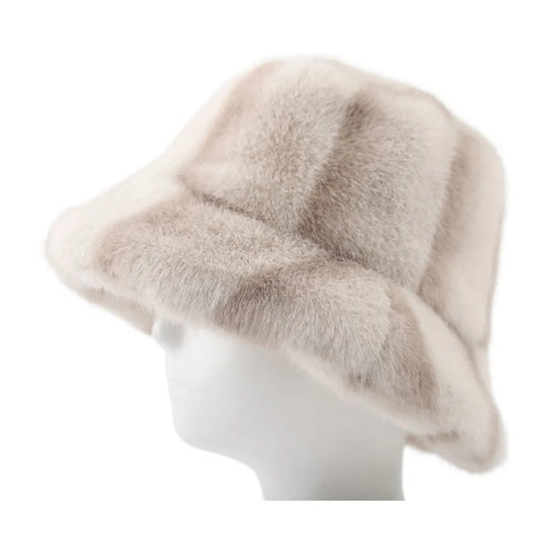 Qnuz Fake fur Glove Hat/Glove 13 Beige